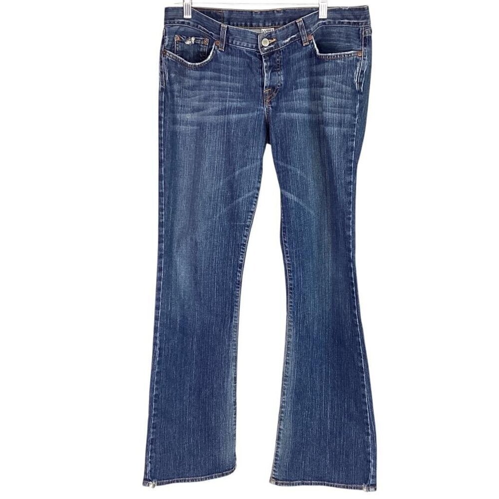 LUCKY BRAND Jeans Women 14 Dungarees by Gene Montesano Dream Stretch Bootcut VTG